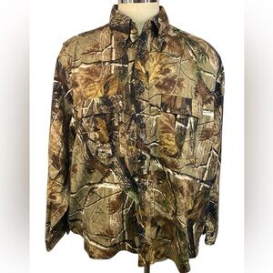 Walls (NWOT) Realtree Camouflage Long Sleeve Button Up Shirt Men’s 3XL